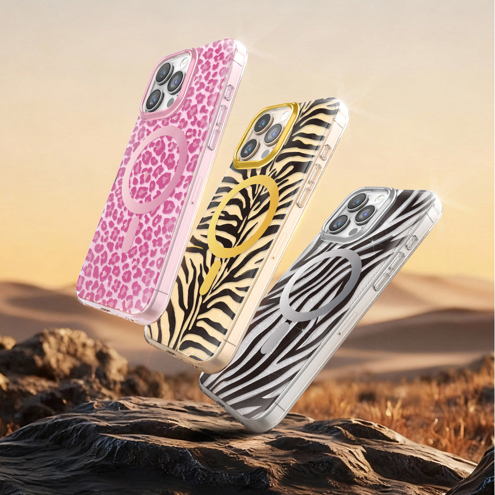 Apple iPhone 16 Pro Max Kılıf M-Safe Şarj Özellikli Zore Paris Veyro TPU Kapak