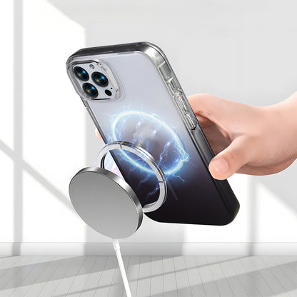 Apple iPhone 16 Pro Max Kılıf M-Safe Şarj Özellikli Zore Septik Silikon Kapak