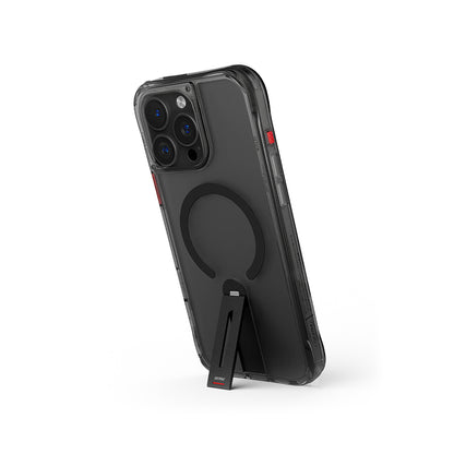 Apple iPhone 16 Pro Max Kılıf M-safe Şarj Özellikli 360 Derece Dönebilen Standlı Skinarma Helix Kapak