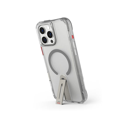 Apple iPhone 16 Pro Max Kılıf M-safe Şarj Özellikli 360 Derece Dönebilen Standlı Skinarma Helix Kapak