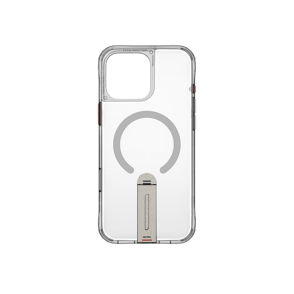 Apple iPhone 16 Pro Max Kılıf M-safe Şarj Özellikli 360 Derece Dönebilen Standlı Skinarma Helix Kapak