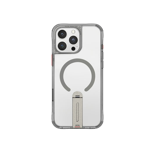 Apple iPhone 16 Pro Max Kılıf M-safe Şarj Özellikli 360 Derece Dönebilen Standlı Skinarma Helix Kapak