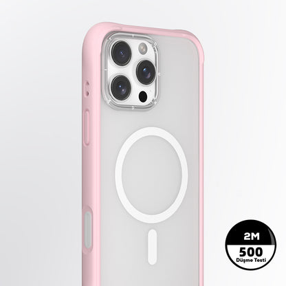 Apple iPhone 16 Pro Max Kılıf M-safe Şarj Özellikli Airbagli Youngkit Dynamic 2 Serisi Kapak
