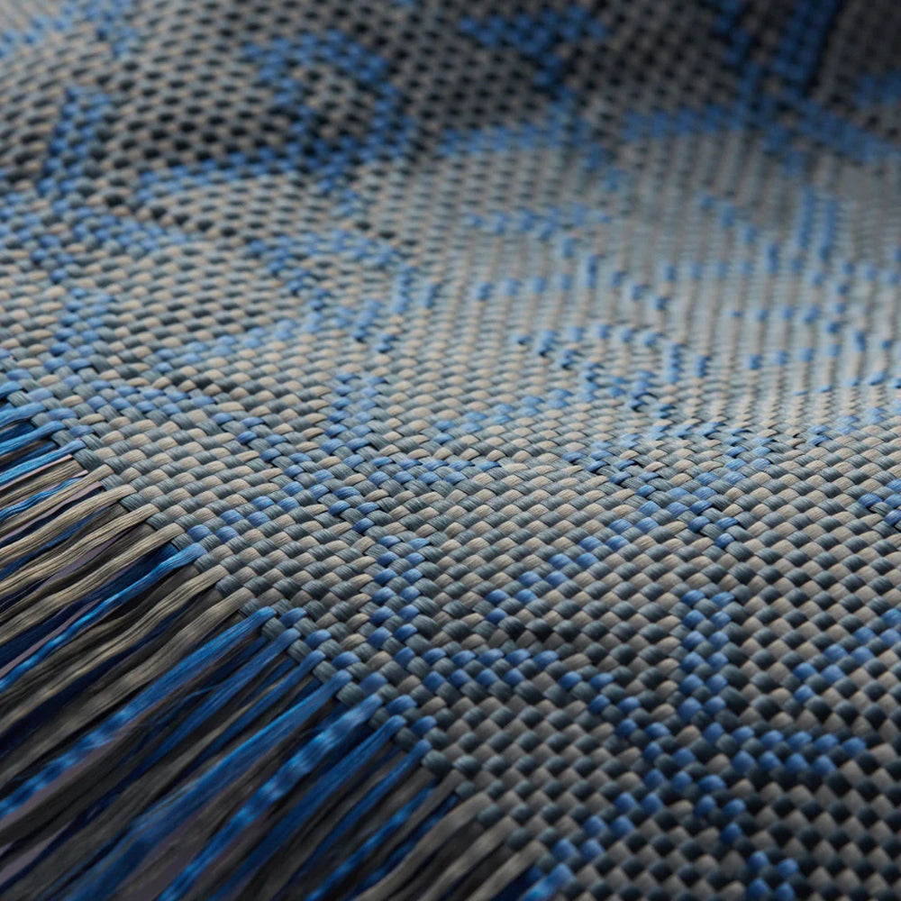Apple iPhone 16 Pro Max Kılıf M-safe Şarj Özellikli Aramid Fiber Pitaka Tactile Woven Monogram Serisi Kapak
