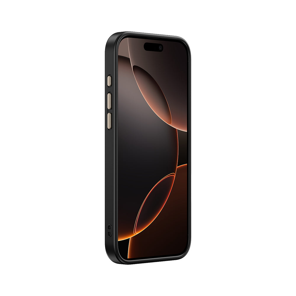 Apple iPhone 16 Pro Max Kılıf M-safe Şarj Özellikli Karbon Fiber Görünümlü Zore Antina Kapak