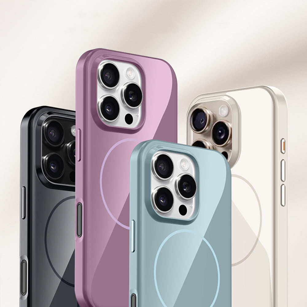 Apple iPhone 16 Pro Max Kılıf M-safe Şarj Özellikli Wlons Frego Kapak