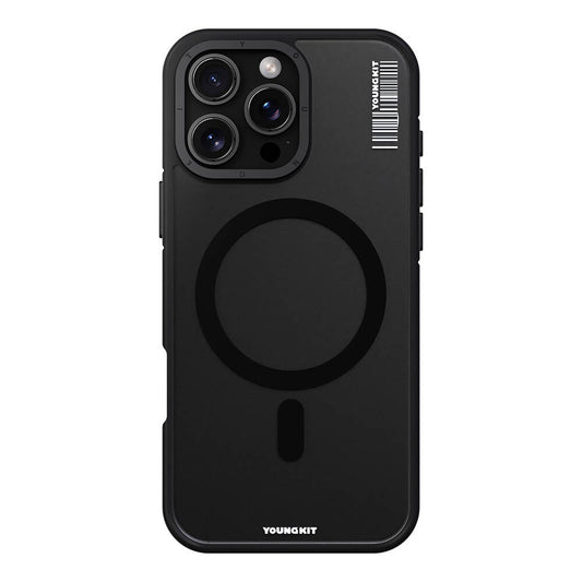 Apple iPhone 16 Pro Max Kılıf M-safe Şarj Özellikli Youngkit Rock Sand Serisi Kapak