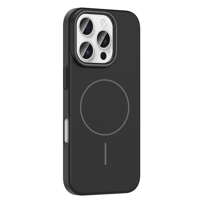 Apple iPhone 16 Pro Max Kılıf M-safe Şarj Özellikli Zore Ruby Sert Kapak