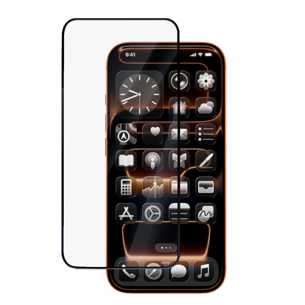 Apple iPhone 16 Pro Max Mohseven M6 Privacy Temperli Cam Ekran Koruyucu + Kolay Uygulama Aparatı