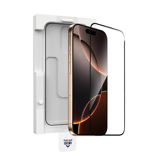 Apple iPhone 16 Pro Max Wiwu GT-020 Titan Guard Serisi Şok Emici Hibrit Polimer HD Şeffaf Ekran Koruyucu Film + Kolay Uygulama Aparatı