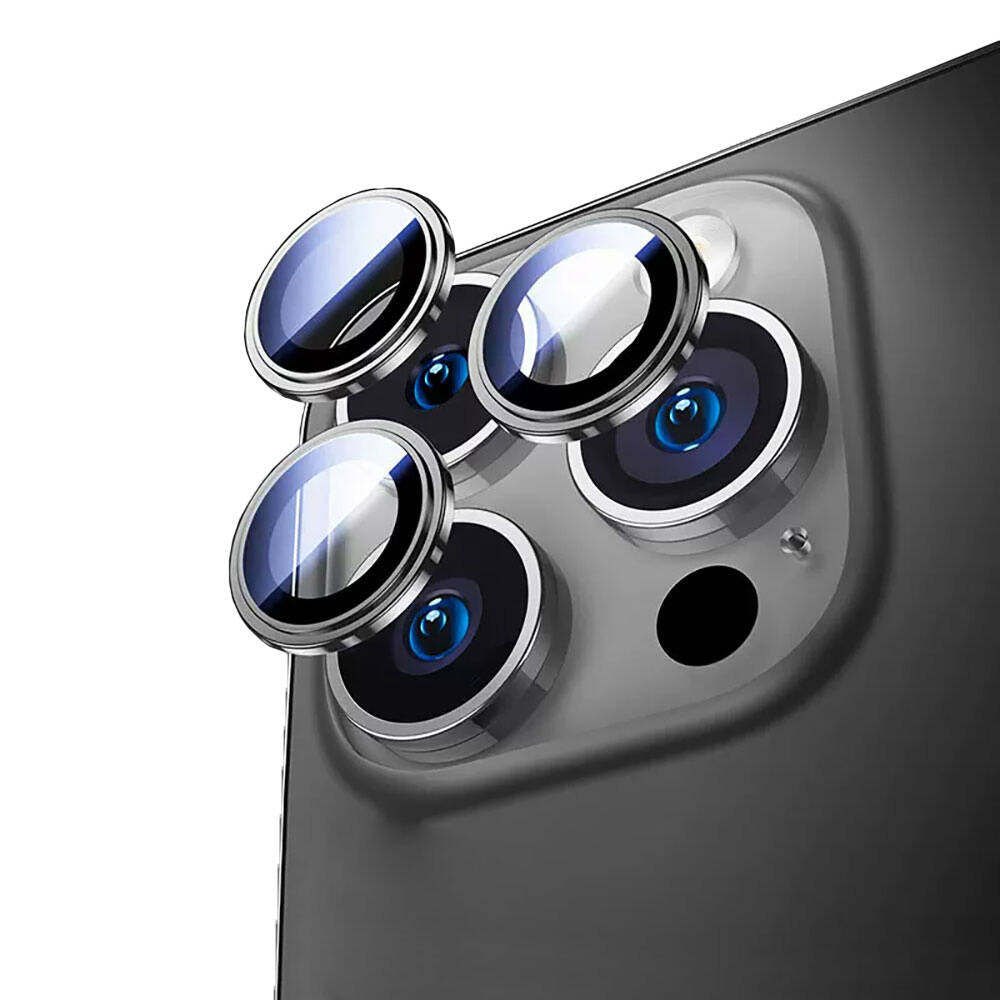 Apple iPhone 16 Pro Max Wiwu Lens Guard Metal Kamera Lens Koruyucu