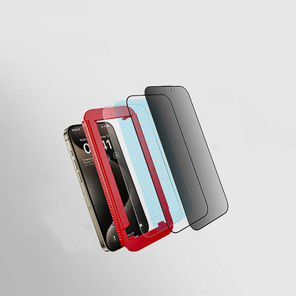 Apple iPhone 16E Casebang Privacy Hayalet Ekran Koruyucu + Kolay Uygulama Aparatı
