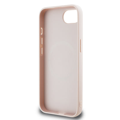 Apple iPhone 16E Kılıf Guess Orjinal Lisanslı 4G Desenli Script Metal Logolu Kapak