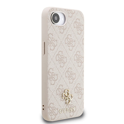 Apple iPhone 16E Kılıf Guess Orjinal Lisanslı M-safe Şarj Özellikli Small 4G Classic Kapak