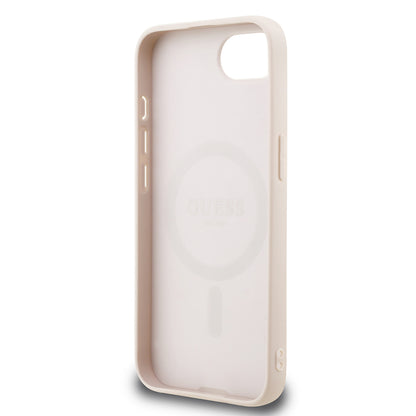 Apple iPhone 16E Kılıf Guess Orjinal Lisanslı M-safe Şarj Özellikli Small 4G Classic Kapak