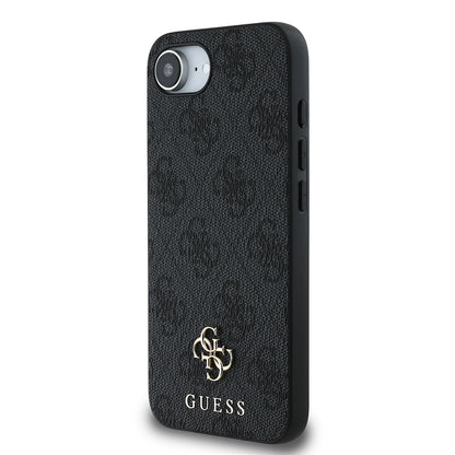 Apple iPhone 16E Kılıf Guess Orjinal Lisanslı M-safe Şarj Özellikli Small 4G Classic Kapak