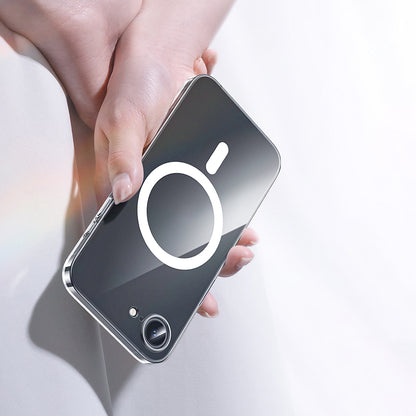 Apple iPhone 16E Kılıf M-safe Şarj Özellikli Benks Crystal Serisi Şeffaf Kapak