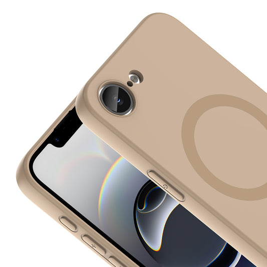 Apple iPhone 16E Kılıf M-Safe Şarj Özellikli Zore Aris Silikon Kapak