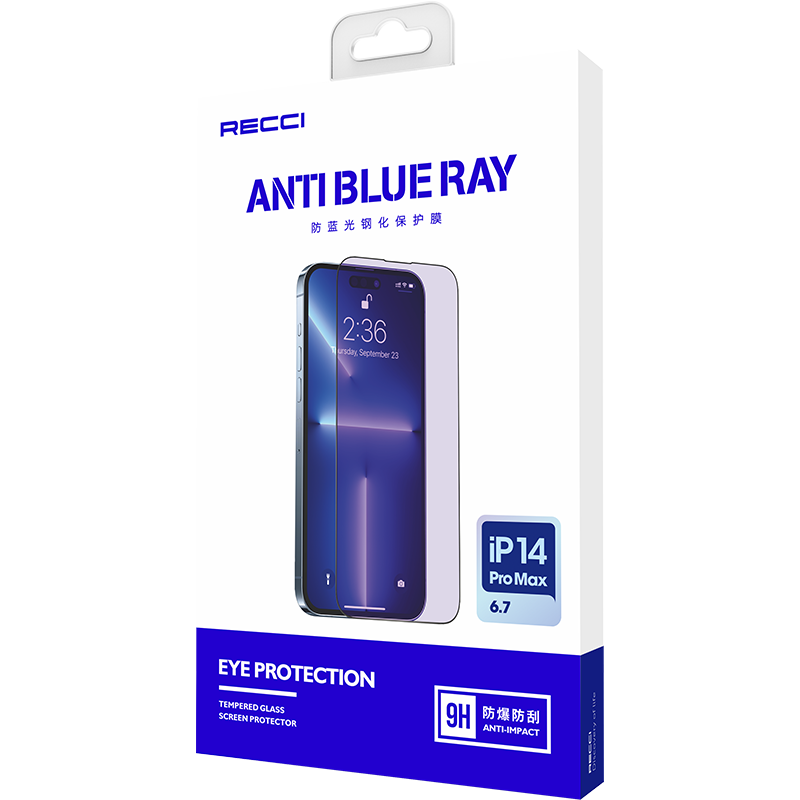 Apple iPhone 16E Recci Anti-Blue Light Cam Ekran Koruyucu