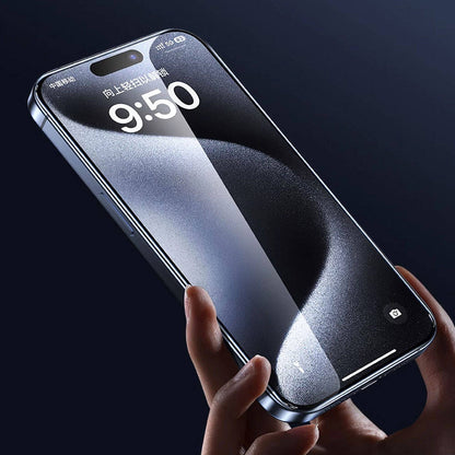 Apple iPhone 16E Wiwu GT-008 Polimer Oleofobik Kaplama Şeffaf Pürüzsüz Temperli Cam Ekran Koruyucu 10'lu Paket