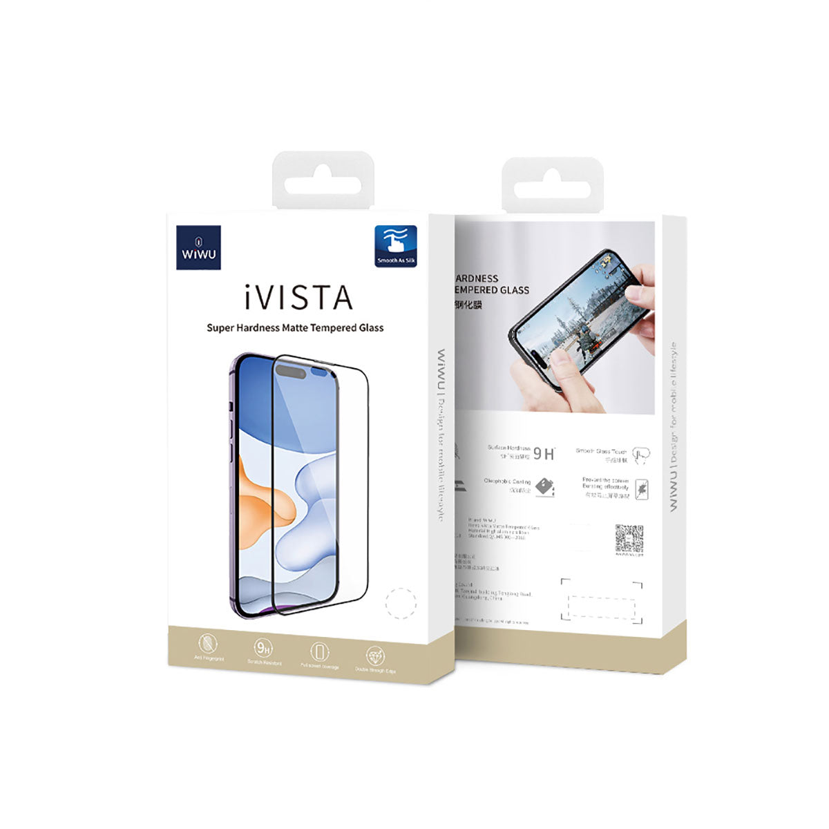 Apple iPhone 16E Wiwu iVista Screen Matte Ultra Güçlü Temperli Mat Ekran Koruyucu
