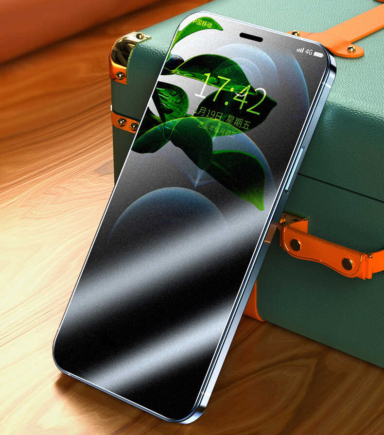 Apple iPhone 16E Zore Rika Premium Privacy Temperli Cam Ekran Koruyucu