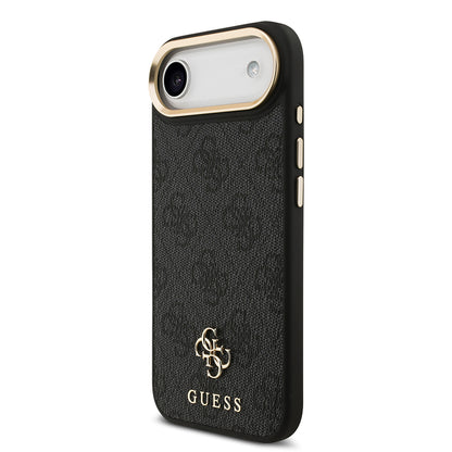 Apple iPhone 17 Air Guess Orjinal Lisanslı 4G ve Yazı Logolu Kılıf + Ekran Koruyucu + Lens Koruyucu 3in1 Aksesuar Seti
