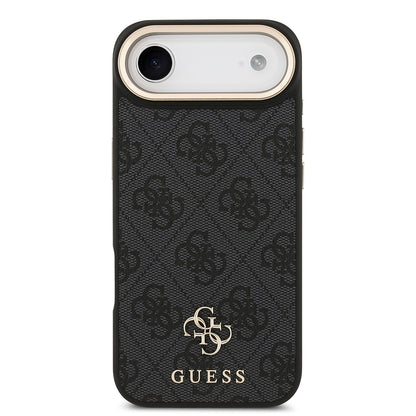 Apple iPhone 17 Air Guess Orjinal Lisanslı 4G ve Yazı Logolu Kılıf + Ekran Koruyucu + Lens Koruyucu 3in1 Aksesuar Seti