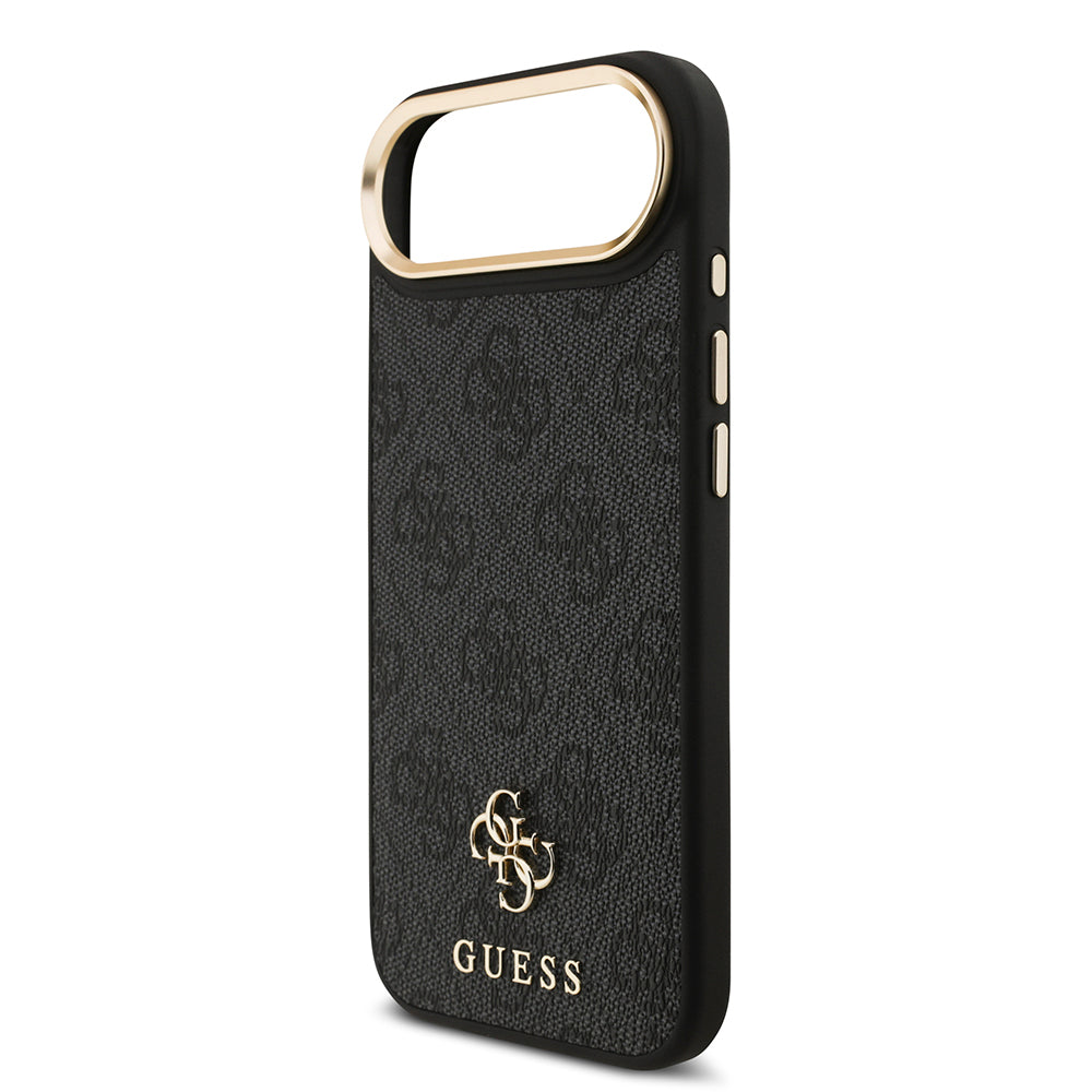 Apple iPhone 17 Air Guess Orjinal Lisanslı 4G ve Yazı Logolu Kılıf + Ekran Koruyucu + Lens Koruyucu 3in1 Aksesuar Seti