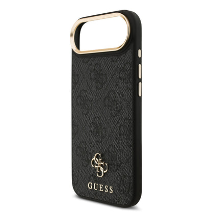 Apple iPhone 17 Air Guess Orjinal Lisanslı 4G ve Yazı Logolu Kılıf + Ekran Koruyucu + Lens Koruyucu 3in1 Aksesuar Seti