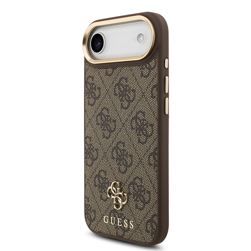 Apple iPhone 17 Air Guess Orjinal Lisanslı 4G ve Yazı Logolu Kılıf + Ekran Koruyucu + Lens Koruyucu 3in1 Aksesuar Seti