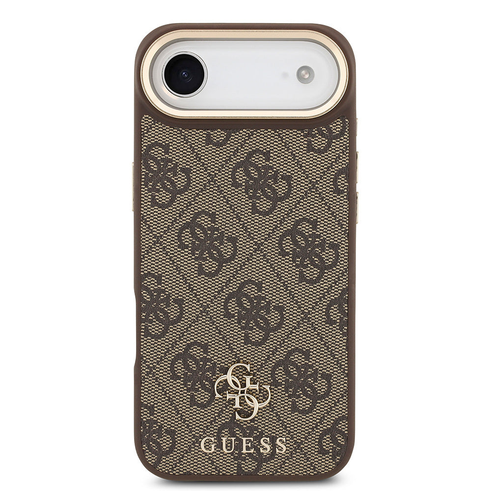 Apple iPhone 17 Air Guess Orjinal Lisanslı 4G ve Yazı Logolu Kılıf + Ekran Koruyucu + Lens Koruyucu 3in1 Aksesuar Seti