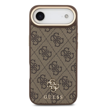 Apple iPhone 17 Air Guess Orjinal Lisanslı 4G ve Yazı Logolu Kılıf + Ekran Koruyucu + Lens Koruyucu 3in1 Aksesuar Seti