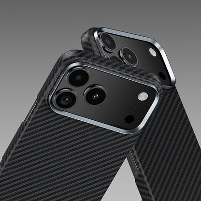 Apple iPhone 17 Air Kılıf Benks M-safe Şarj Özellikli Metal Kamera Çerçeveli Magnetik ArmorAir 600D Kevlar Fiber Kapak