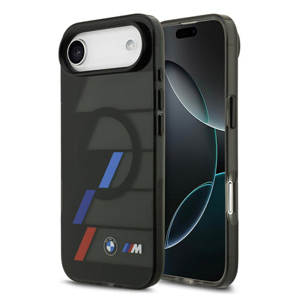 Apple iPhone 17 Air Kılıf BMW Orjinal Lisanslı M-safe Şarj Özellikli IML Baskılı Üç Renkli M Dizayn Kapak