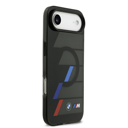 Apple iPhone 17 Air Kılıf BMW Orjinal Lisanslı M-safe Şarj Özellikli IML Baskılı Üç Renkli M Dizayn Kapak