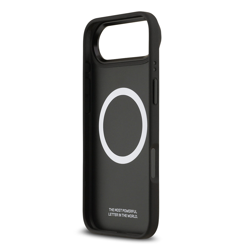 Apple iPhone 17 Air Kılıf BMW Orjinal Lisanslı M-safe Şarj Özellikli Karbon Fiber Metal Logolu Kapak