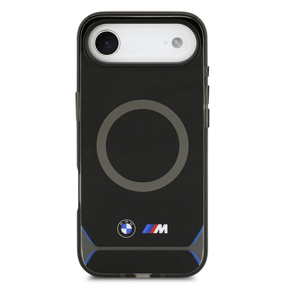 Apple iPhone 17 Air Kılıf BMW Orjinal Lisanslı M-safe Şarj Özellikli Metal Buton Tasarımlı IML Baskılı M Dizayn Kapak