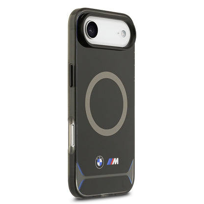 Apple iPhone 17 Air Kılıf BMW Orjinal Lisanslı M-safe Şarj Özellikli Metal Buton Tasarımlı IML Baskılı M Dizayn Kapak