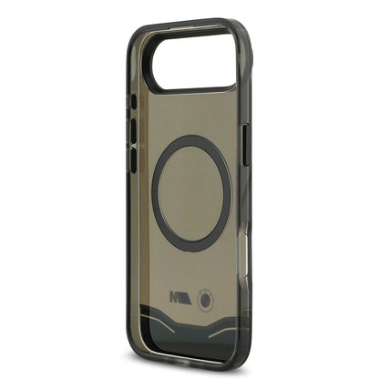Apple iPhone 17 Air Kılıf BMW Orjinal Lisanslı M-safe Şarj Özellikli Metal Buton Tasarımlı Tranparan M Dizayn Kapak