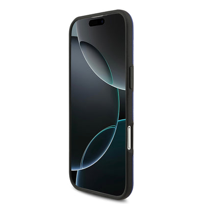 Apple iPhone 17 Air Kılıf BMW Orjinal Lisanslı M-safe Şarj Özellikli Metal Logolu Delikli M Dizayn Deri Kapak