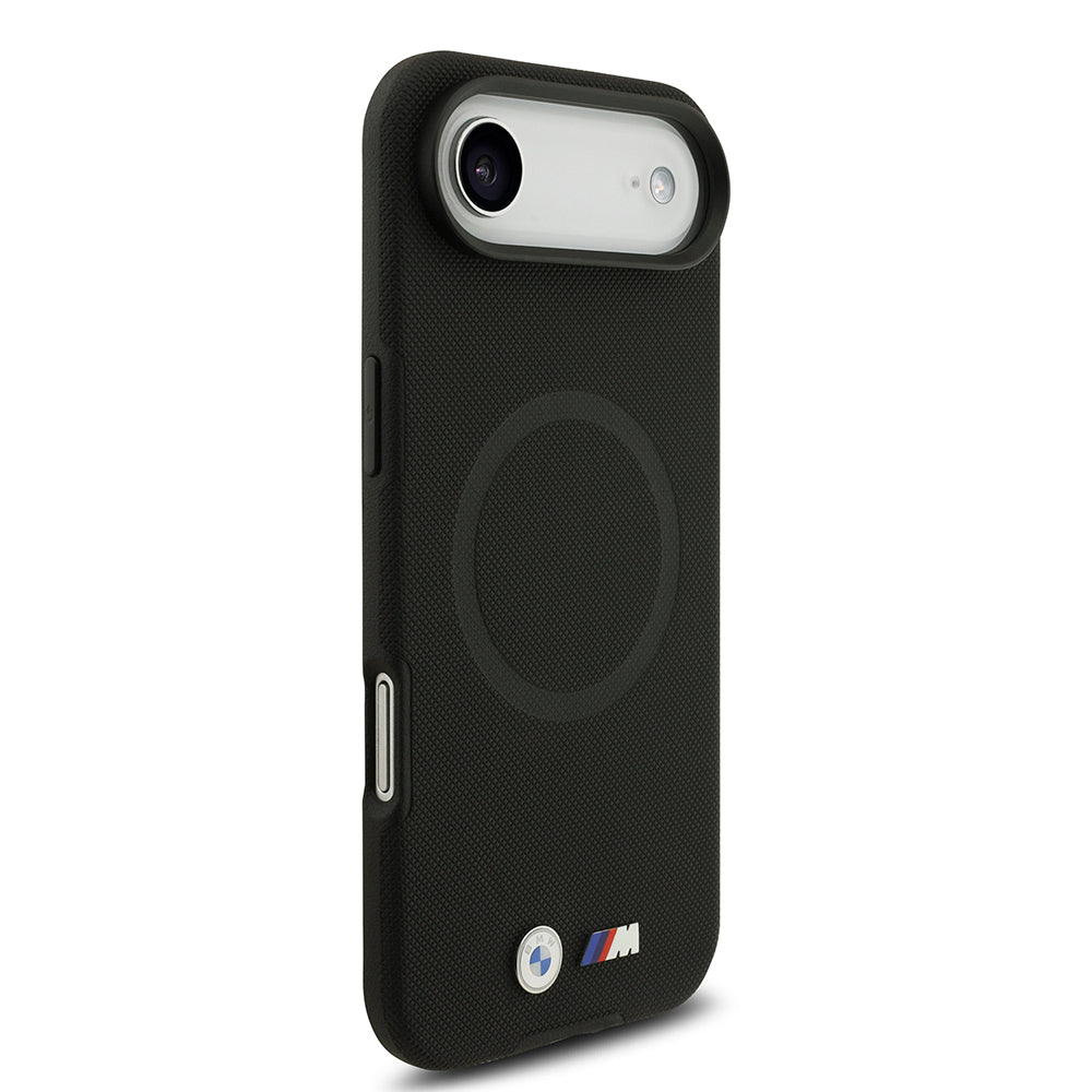 Apple iPhone 17 Air Kılıf BMW Orjinal Lisanslı M-safe Şarj Özellikli Metal Logolu Delikli M Dizayn Deri Kapak