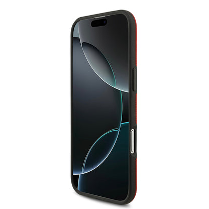 Apple iPhone 17 Air Kılıf BMW Orjinal Lisanslı M-safe Şarj Özellikli Metal Logolu Delikli M Dizayn Deri Kapak