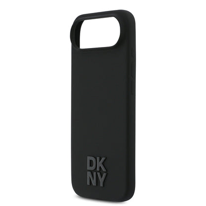 Apple iPhone 17 Air Kılıf DKNY Orjinal Lisanslı M-safe Şarj Özellikli Metal Logolu Silikon Kapak