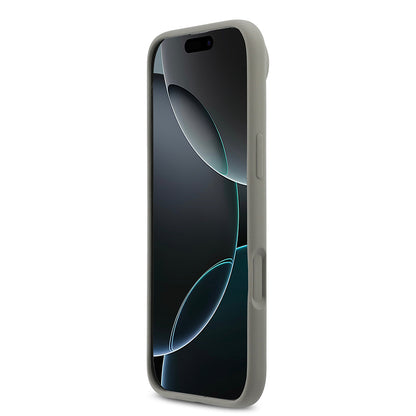 Apple iPhone 17 Air Kılıf DKNY Orjinal Lisanslı M-safe Şarj Özellikli Metal Logolu Silikon Kapak