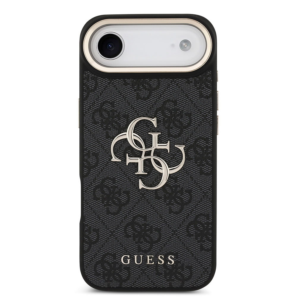 Apple iPhone 17 Air Kılıf Guess Orjinal Lisanslı 4G Büyük Metal Logolu Kalın Askılı Kapak