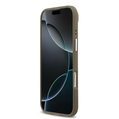 Apple iPhone 17 Air Kılıf Guess Orjinal Lisanslı Grained 4G Metal Büyük Logolu Kapak