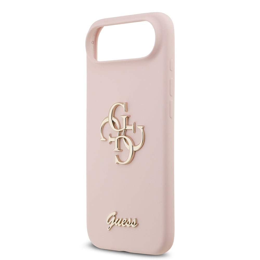 Apple iPhone 17 Air Kılıf Guess Orjinal Lisanslı Grained Yazı Logolu Kapak