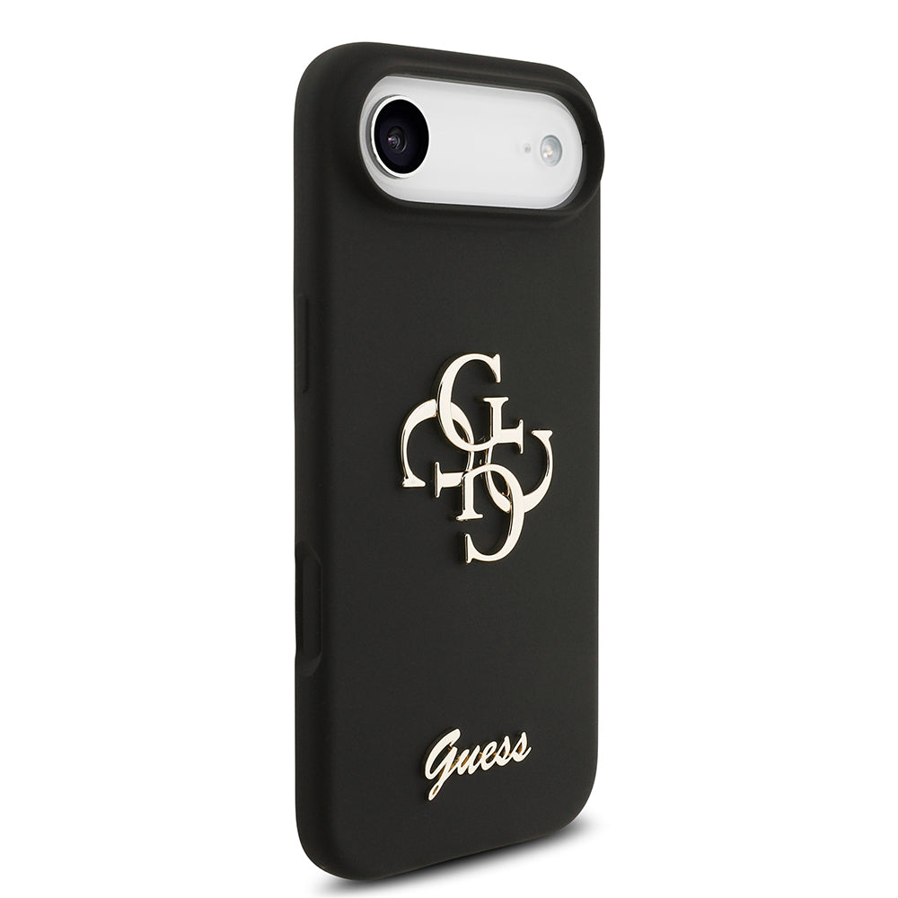 Apple iPhone 17 Air Kılıf Guess Orjinal Lisanslı Grained Yazı Logolu Kapak