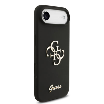 Apple iPhone 17 Air Kılıf Guess Orjinal Lisanslı Grained Yazı Logolu Kapak